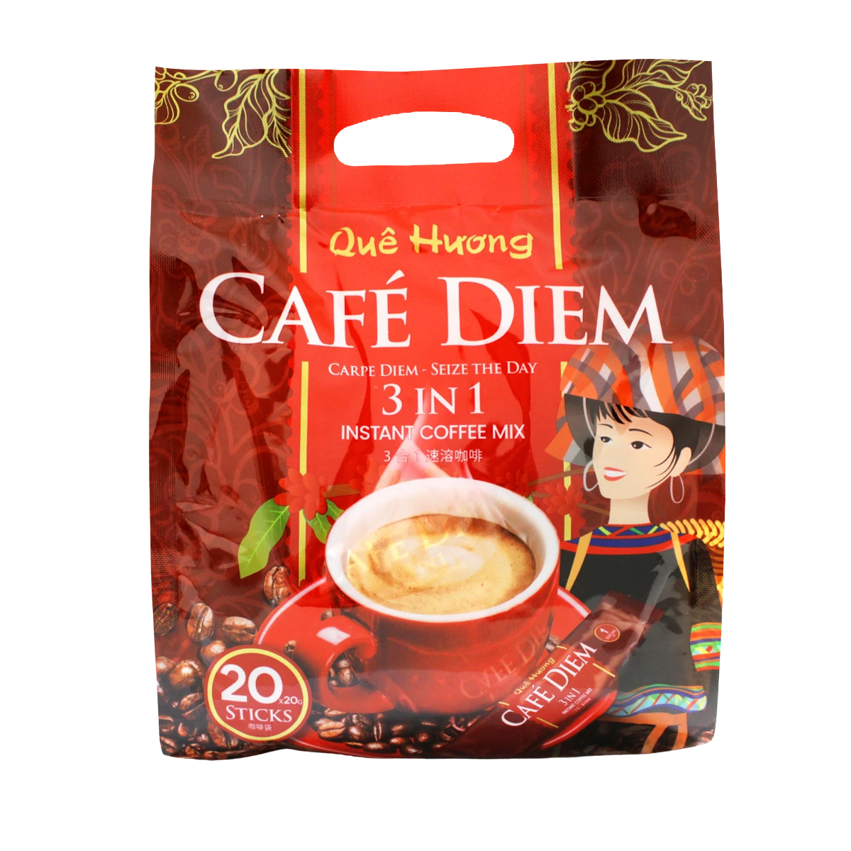 Quê Hương Café Diem 3 In 1 Instant Coffee Mix