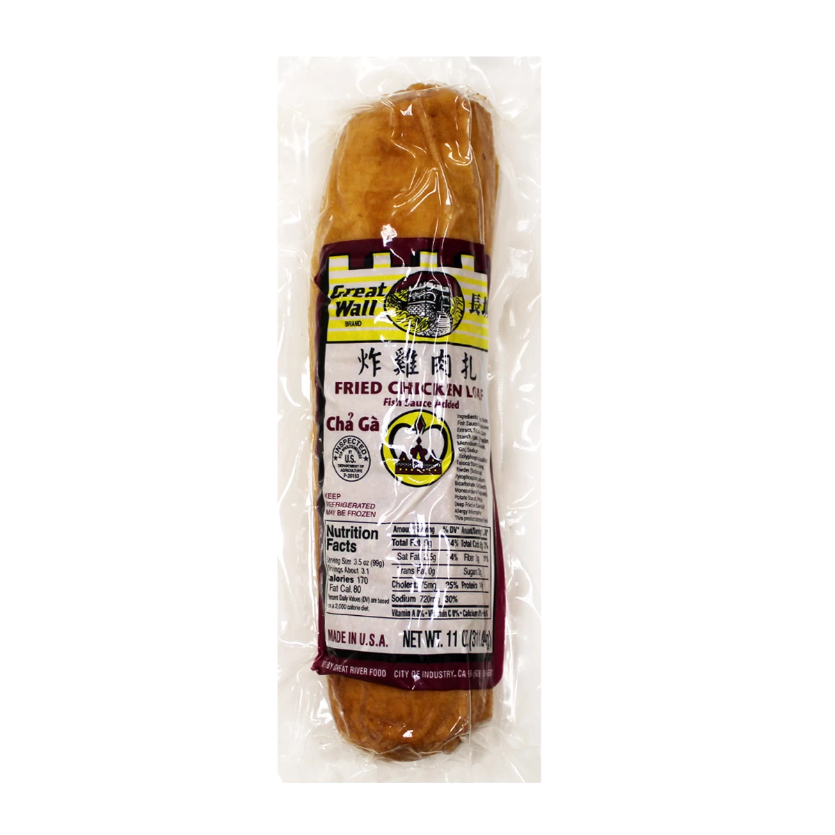 Great Wall Fried Chicken Loaf