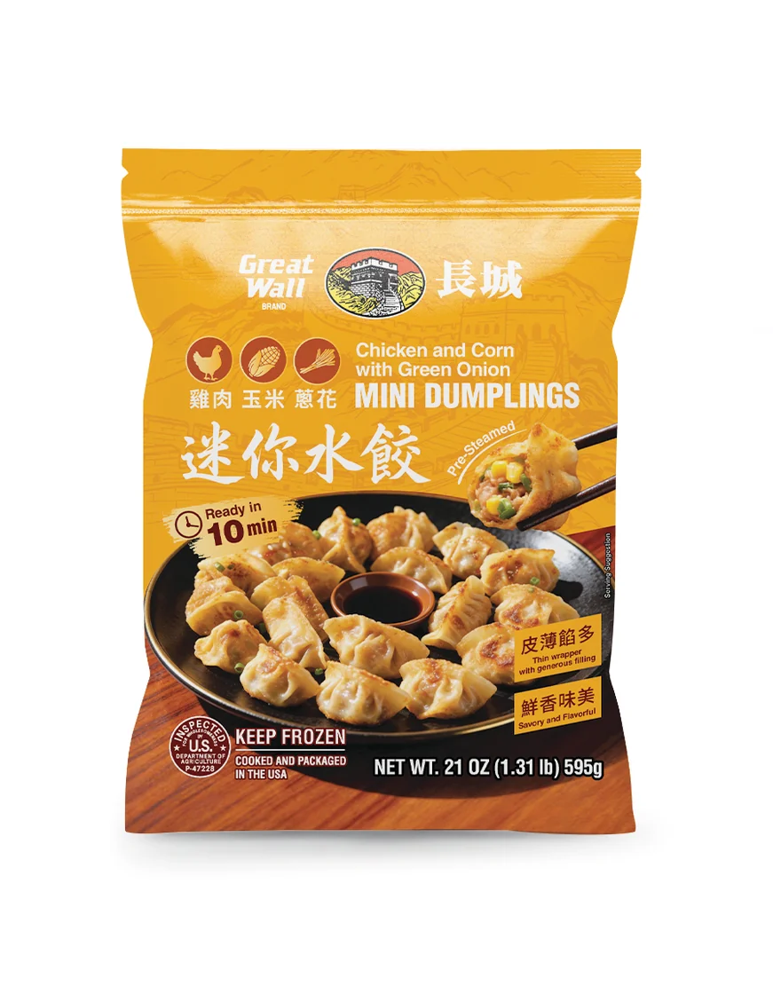 Great Wall Chicken & Corn with Green Onion Mini Dumplings