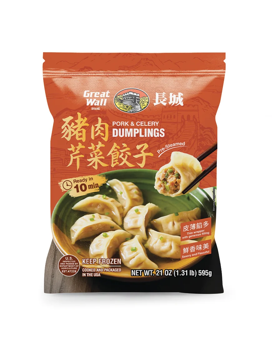 Great Wall Pork & Celery Dumplings