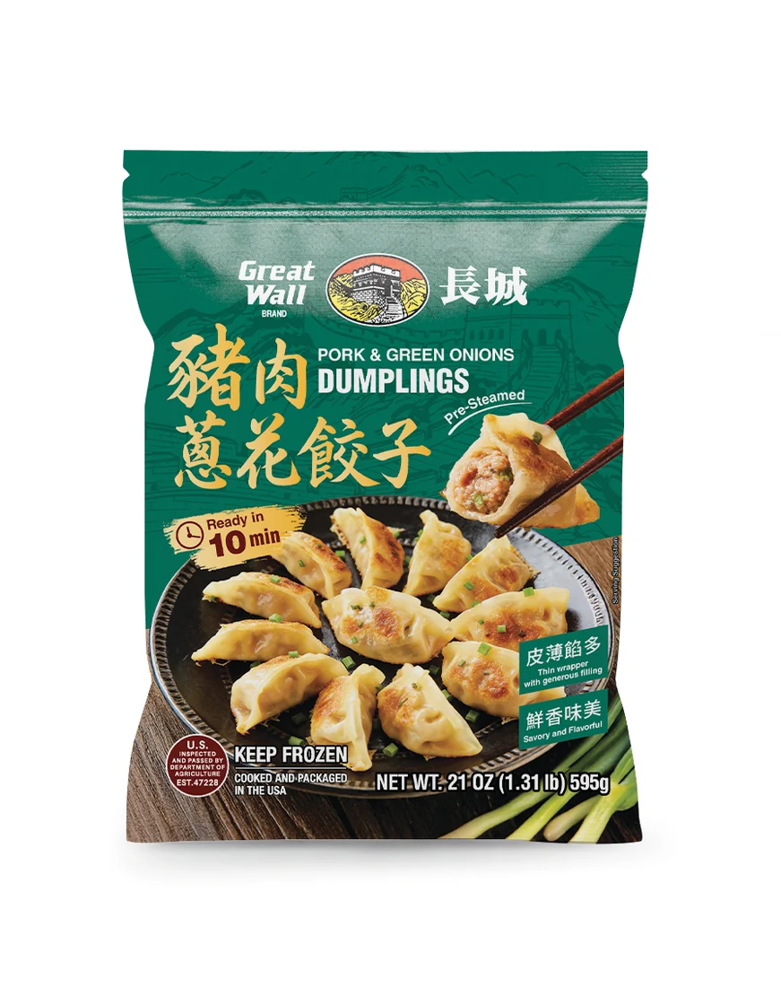 Great Wall Pork & Green Onion Dumplings