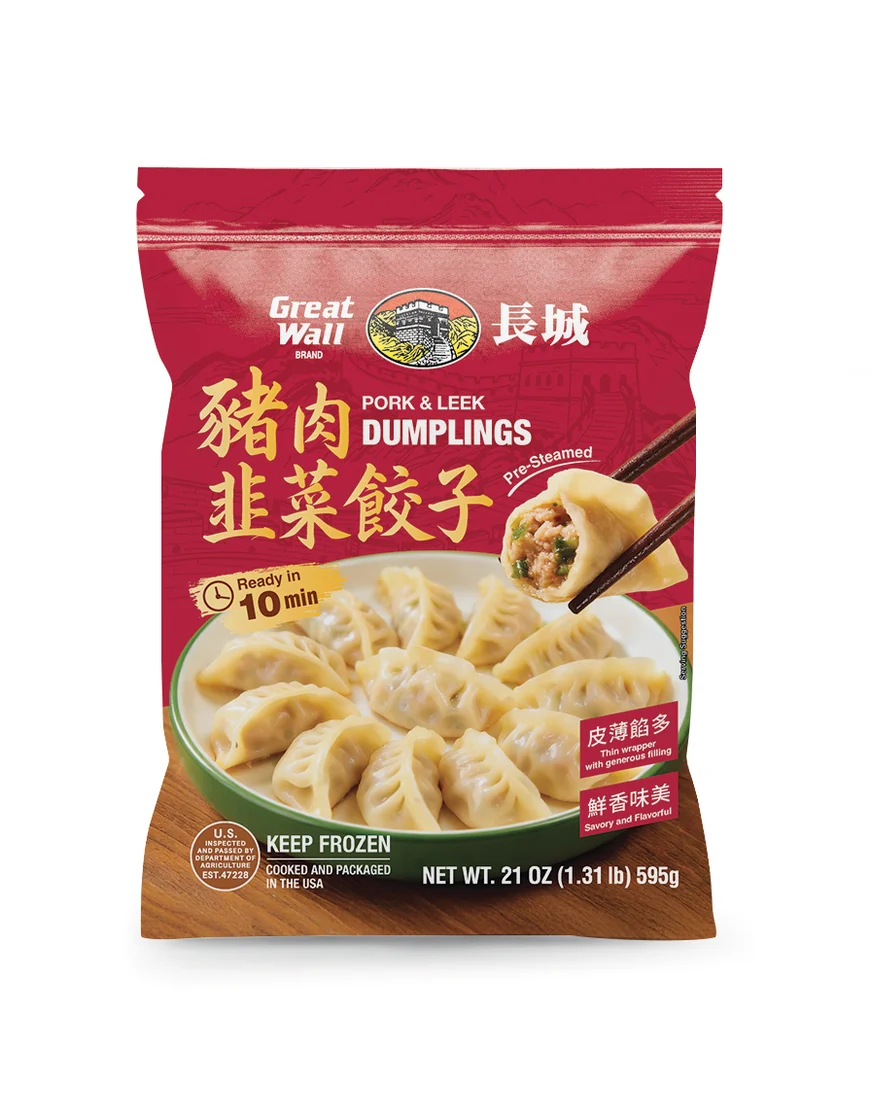 Great Wall Pork & Leek Dumplings