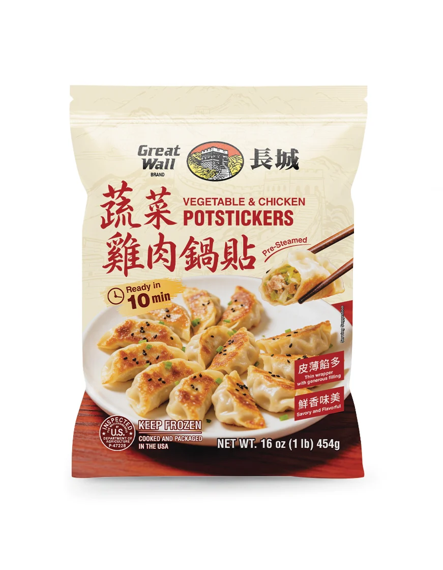Great Wall Vegetable & Chicken Potstickers