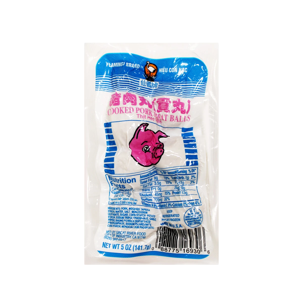 Flamingo Pork Meatballs