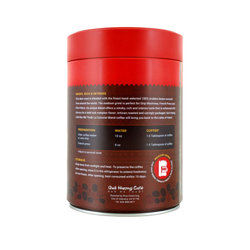 Quê Hương Le Colonial Blend Coffee 12 oz — view 2