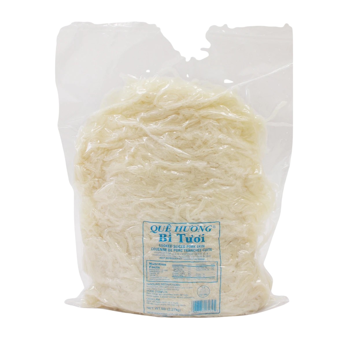 Quê Hương Cooked Sliced Pork Skin - Image 3